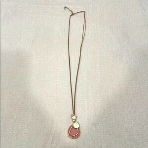 Like gold jewel long necklace